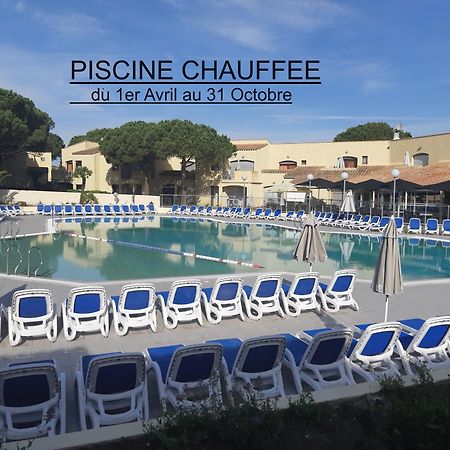 Studio Climatise Cosy Avec Grande Piscine Chauffee Agde Bagian luar foto