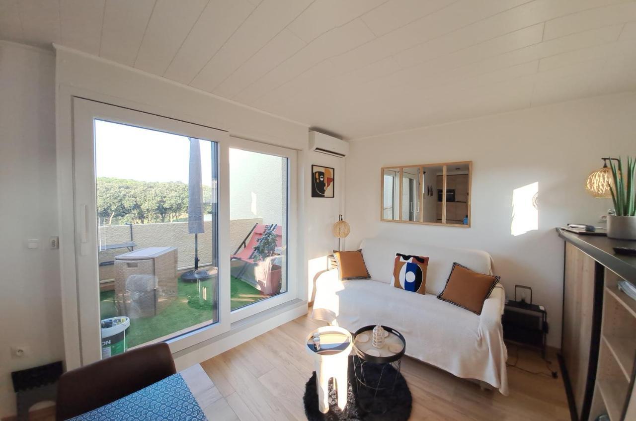 Studio Climatise Cosy Avec Grande Piscine Chauffee Agde Bagian luar foto